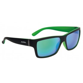 Alpina Sun glasses Kacey matt black green glass green