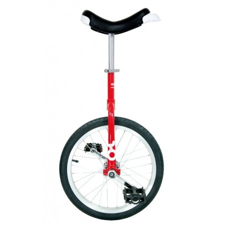 Unicycle OnlyOne 18 inch red Alu rim tire black