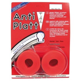 Inner lining anti-puncture per pair 25-28/622 red 25mm wide
