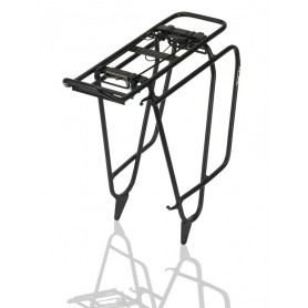 XLC Pannier rack carry more black Fatbike, with pannier handle