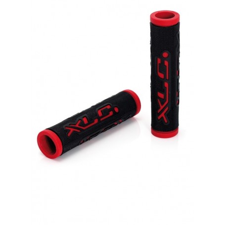 XLC grips Dual Colour GR-G07 125mm black red