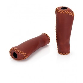 XLC grips GR-G11 135mm leather-look brown
