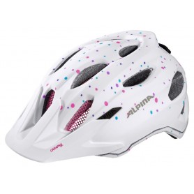 Alpina Bike helmet Carapax JR white dotted size S/M 51-56 cm