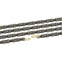XLC Chain CC-C08 1/2 x 11/128 114 links 10-speed black gold