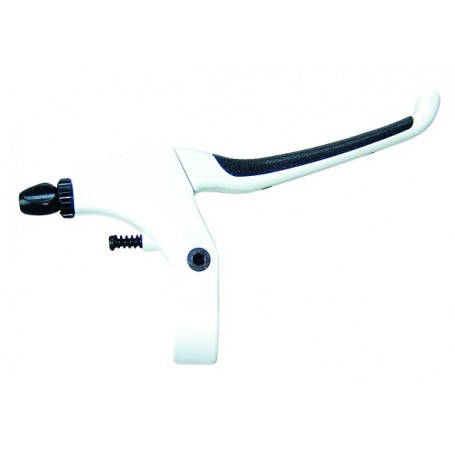 Comfort Brake lever "White Line" - 4-finger - right - white