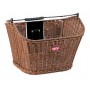 UNIX Front wheel basket Manolo 34x23x20cm plaited without adapter 16 ltr brown