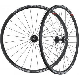 Miche Wheel set Pistard 622-15C black for tubed tire