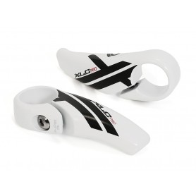 XLC Pro Bar Ends straight BE-A14 83mm white