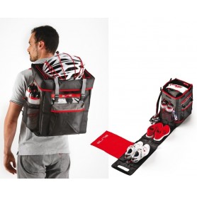 Elite Tasche Tri Box schwarz rot für Triathlon Duathlon