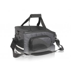 XLC Pannier rack bag BA-S43 35x16x18cm, 15 ltr black anthracite
