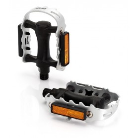 XLC Pedals PD-M01 MTB pedals with Alu cage black silver