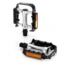 XLC Pedals Ultralight PD-M04 MTB pedals with Alu cage black silver