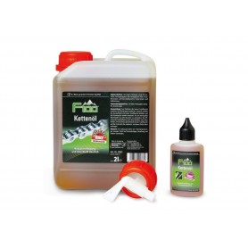 F100 Chain oil 2 liter Canister with outlet tap 50ml dropping bottle