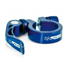 XLC Seatpost clamp ring PC-L04 Ø 31.6mm blue, Alu, with quick release