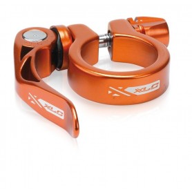 XLC Seatpost clamp ring PC-L04 Ø 31.6mm orange with quick release