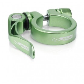 XLC Seatpost clamp ring PC-L04 Ø 34.9mm limegreen with quick release