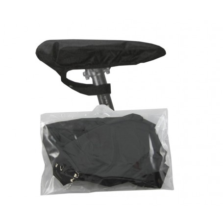Rain protection cap for Bike saddles black
