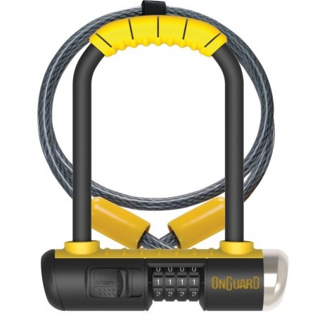 Onguard Bulldog U-lock Mini DT 8015C 90x140x13mm with bracket