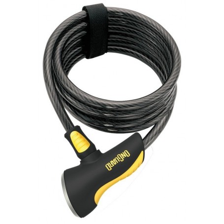 Onguard Dobermann Spiral cable lock 8029 185 cm Ø 10mm black