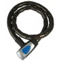 XLC armoured cable lock Dillinger III Ø 25mm 1200mm 960g black