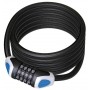 XLC number spiral cable lock RonaldBiggs Ø 10mm 1850mm black