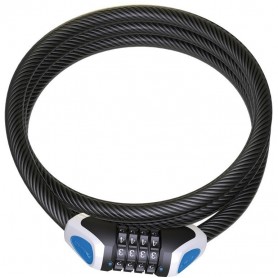 XLC Number cable lock Joker Ø 15mm 1850mm black