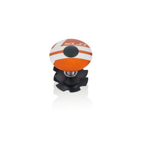 XLC A-Head Plug AP-S01 1.1/8 inch Alu, orange