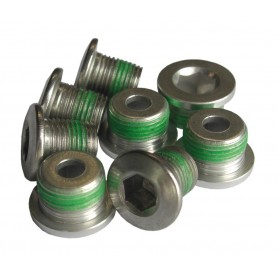 TRUVATIV Chainring screws for SRAM XX 11.6215.193.060 4x2 pieces M8/M10 silver