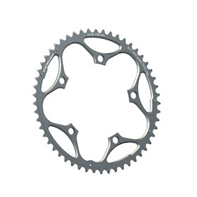 Stronglight Chainring Type 130 S external 46 teeth silver 9/10-speed PCD 130mm