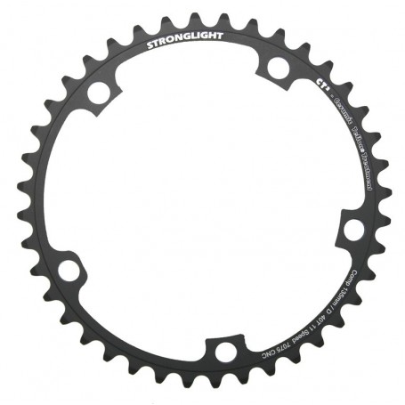 Stronglight Chainring E-Shifting 135D Campa internal 40 teeth black 11-speed PCD 135mm