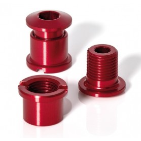 XLC Chainring screw set of 5 red