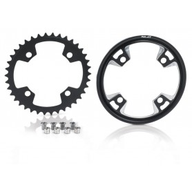 XLC Chainring for Bosch systems CR-E02 black 38 teeth incl. Cover PCD 104mm