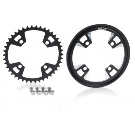 XLC Chainring for Bosch systems CR-E02 black 42 teeth incl. Cover PCD 104mm