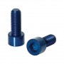 XLC screws for Bottle holder 1 pair blue
