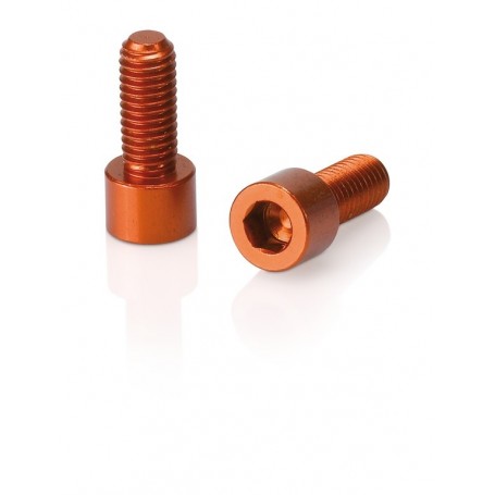 XLC screws for Bottle holder 1 pair orange