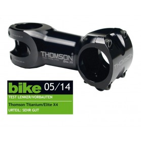 Thomson Vorbau Elite X4 90 x 31.8mm 1 1/8 Zoll x 10° schwarz