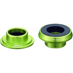 FSA Full Speed Ahead Bearing shells for BB30A Cannondale for 24mm crank axle green
