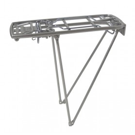 System pannier rack Pletscher Athlete 310-345mm silver 26-28 inch without accessories