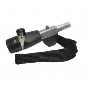 Weber drawbar connector with lock foot and rebound strap square 25.0mm