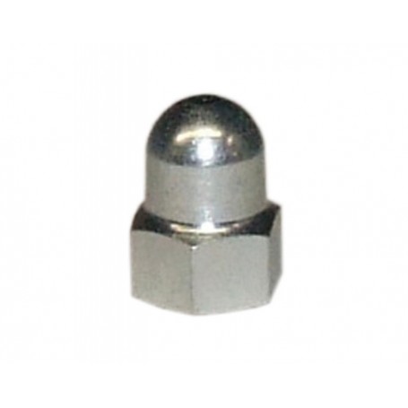 Cap nut for Quando KT-Tech and Hi-Stop Freewheel hubs length 22.0mm steel silver