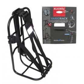 Universal-Träger Vario-Rack Klickfix mit Gurtband, schwarz