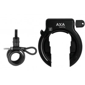 Axa Solid Plus Frame lock incl. Newton PL150 black