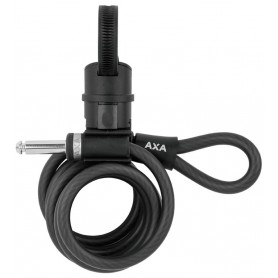 Axa Newton PI 150 Plug-in cable for Def.-Solid Plus-Fusion 150cm 10mm black