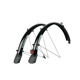SKS Trekking mudguards Bluemels 28 inch 53mm black with spoiler and tail light
