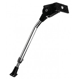 Kickstand 20-28 inch silver adjustable, Alu, initial assembly
