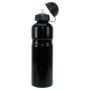 Drinking bottle Alu 750ml, black with cap