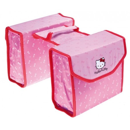 Double pannier Hello Kitty B 230xH 200xT 80mm with motif pink