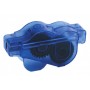 Chain cleaning device with 6 brushes-system blue transparent