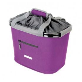 BlueBird Handlebar basket bag with QR mount purple 35.9x26.4x27.3 cm 20 ltr.