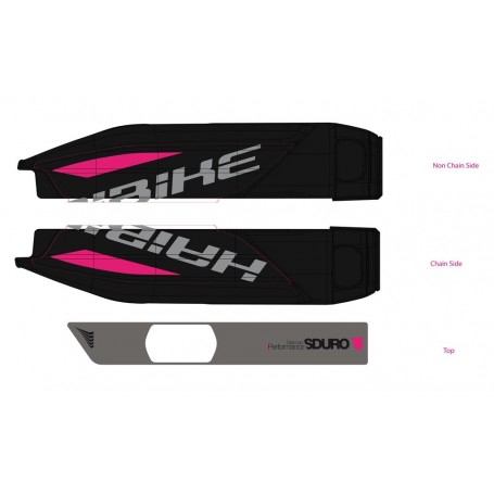 Dekor E-Bike Sduro,f.Batteriegehäuse 2016 pink+grau